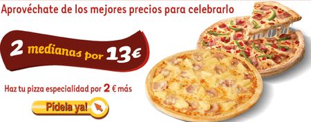 Telepizza celebra el día del padre con ofertas 