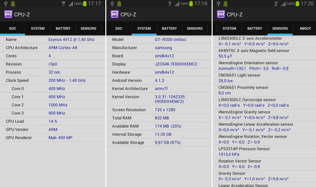 instal the new version for android CPU-Z 2.06.1