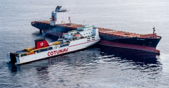 Francia Da Por Controlado El Derrame De Combustible Frente A Corcega Por El Choque De Dos Barcos Mercantes Republica Com