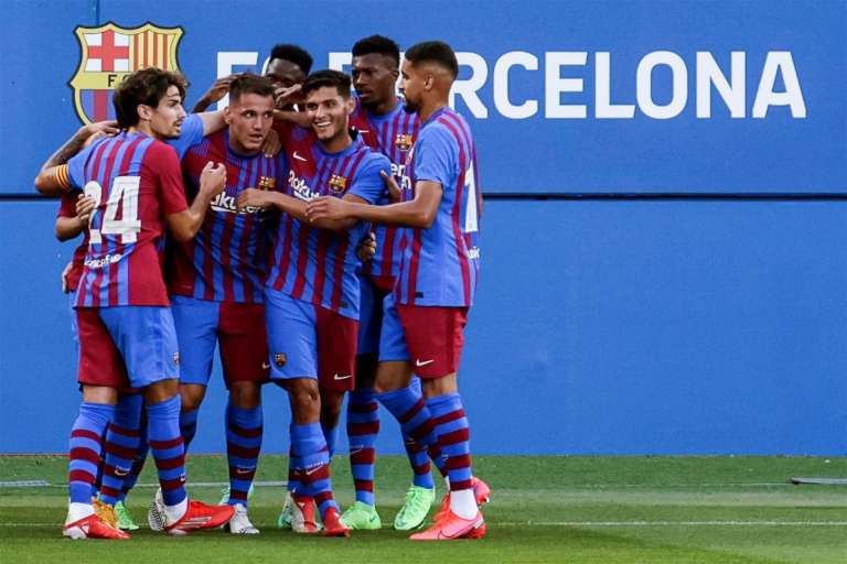 El Barça arranca la pretemporada con un triplete de Rey Manaj