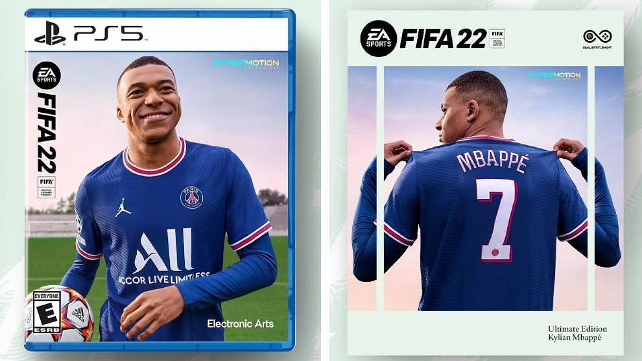 Mbappé Portada Del Fifa 22 Con La Camiseta Del Psg Y Como Rival Del