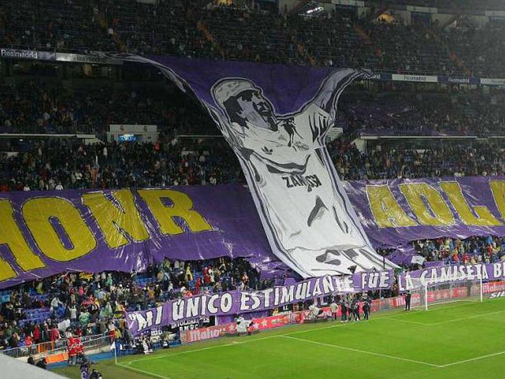 Homenaje a Juanito en el Santiago Bernabéu