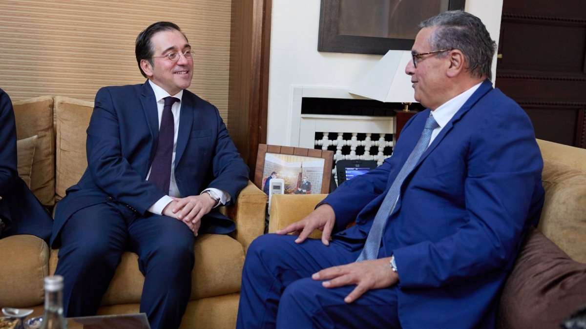 Albares y el primer ministro marroquí se felicitan del diálogo entre España y Marruecos en la primera visita bilateral de la legislatura